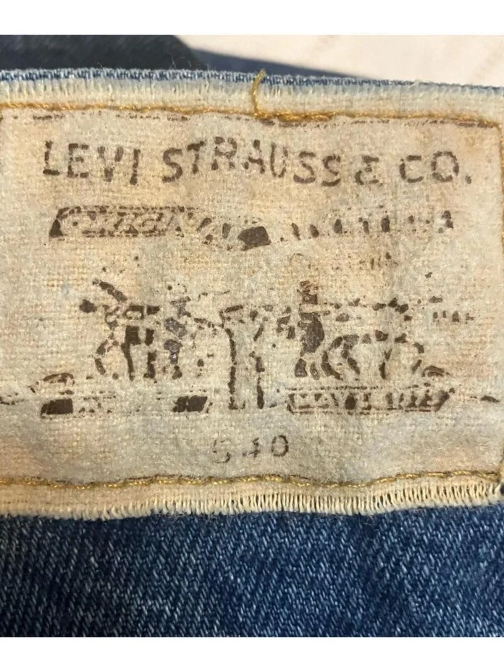 Vintage Levi Strauss Signature 540 Relaxed Fit Jeans Men's 42x30